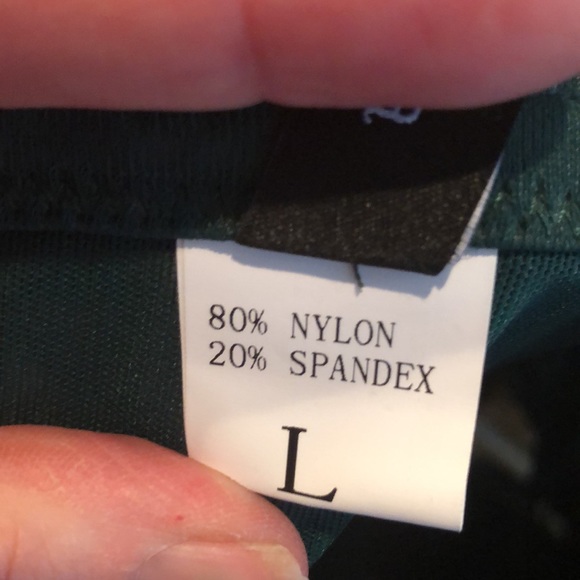 Drrita Emerald Green Corset Top L - Picture 8 of 9